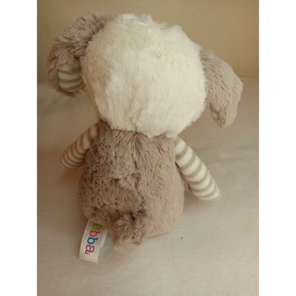 BABY PLUSH Aurora World EBBA Gray White Stripes Puppy Dog Stuffed Animal Beagle - Picture 3 of 6